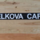 ZELKOVA CAFEの看板